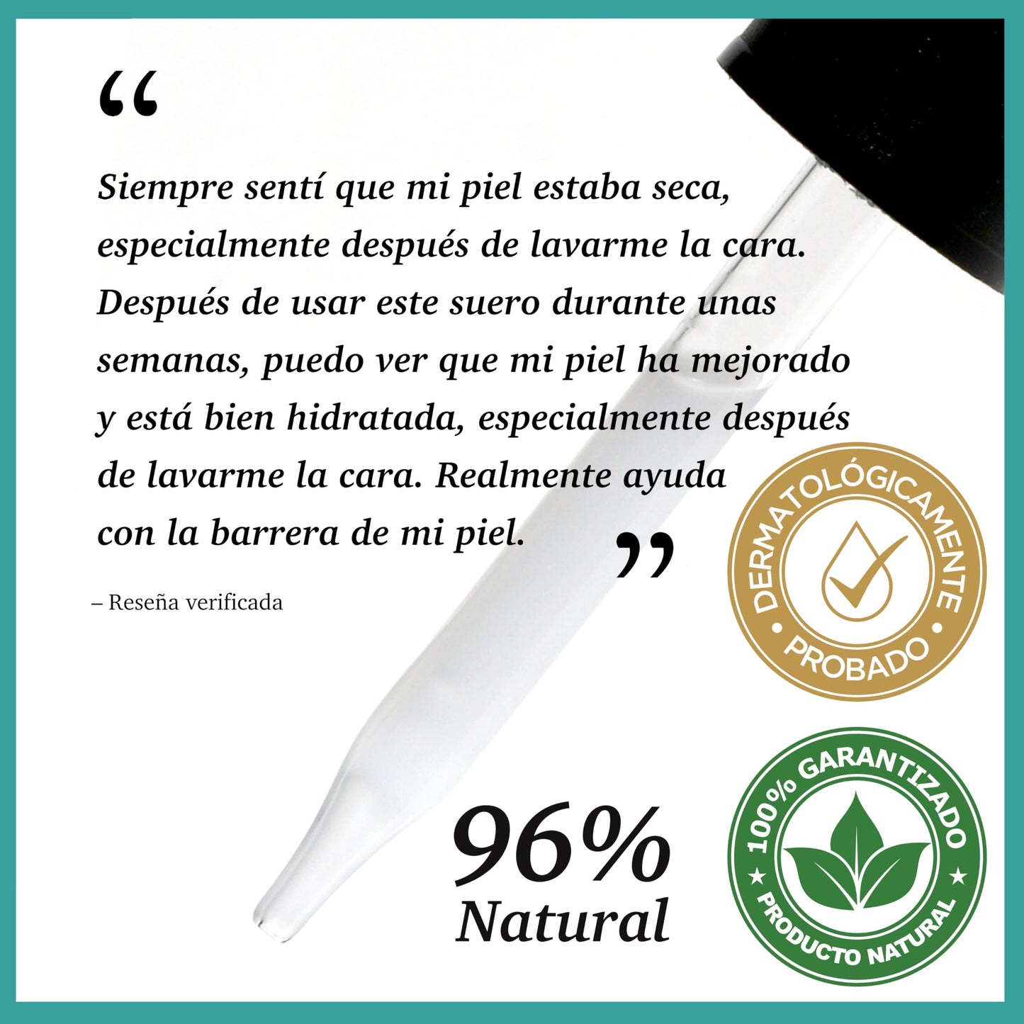 Purifect Rescuing Ceramide Facial Serum for Dry, Sensitive Skin - Face Serum with Panthenol & Vitamin E, Skin Barrier Support, Deep Hydration