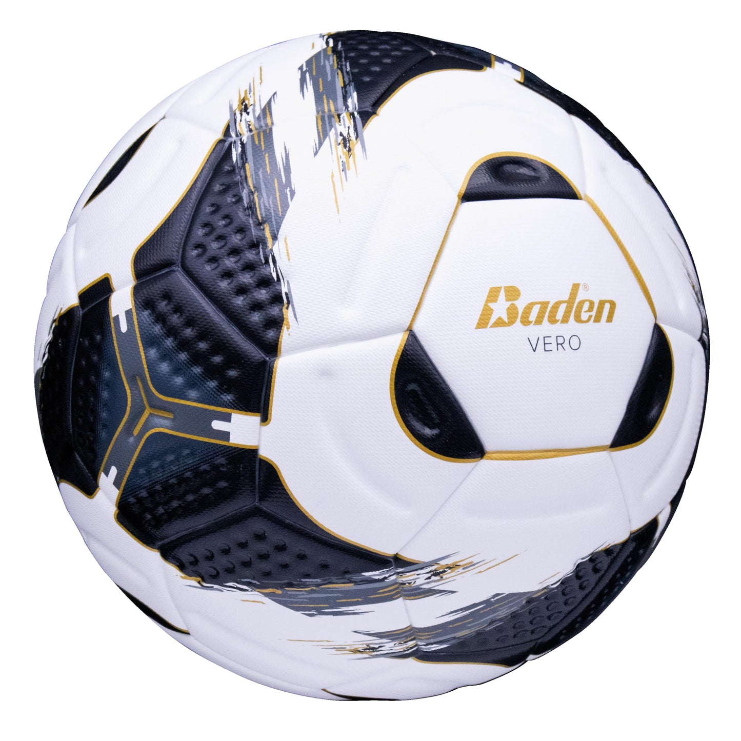 Baden | Vero | Thermal Bonded Soccer Ball | PU Cover with Dimpled Swirl Texture | All-Weather High-Performance Durability for Practice or Match…