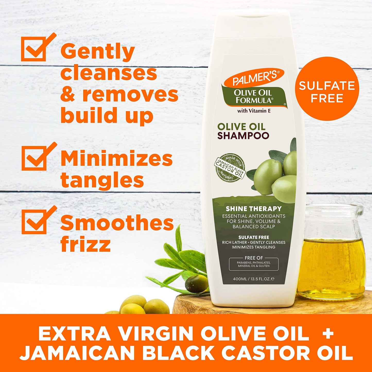 Palmer's Olive Oil Formula Shine Therapy Shampoo & Conditioner bundle (Pack of 2)