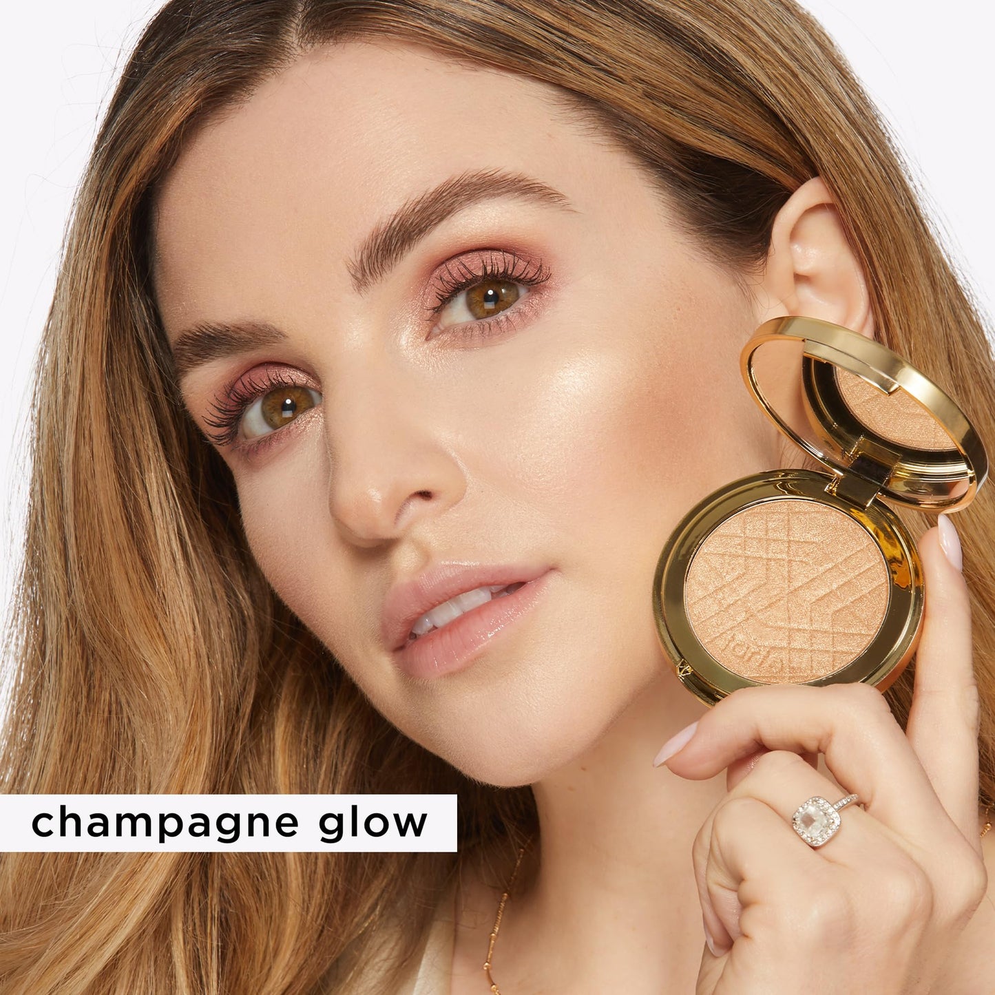 tarte Amazonian clay shimmering light - Pressed Highlighter with Buildable Radiant Glow for a Natural Lightweight Luminous Finish, Vegan