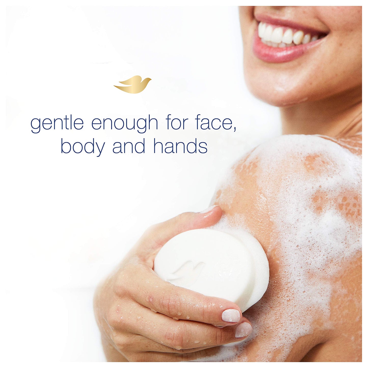 Dove Beauty Bar More Moisturizing than Bar Soap White Effectively Washes Away Bacteria While Nourishing Your Skin 3.75 oz 2 Bars