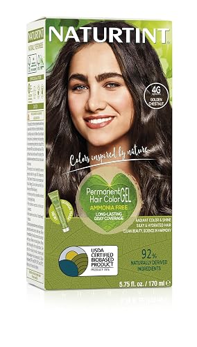 Naturtint, Hair Color Permanent Golden Chestnut 4G, 5.6 Fl Oz