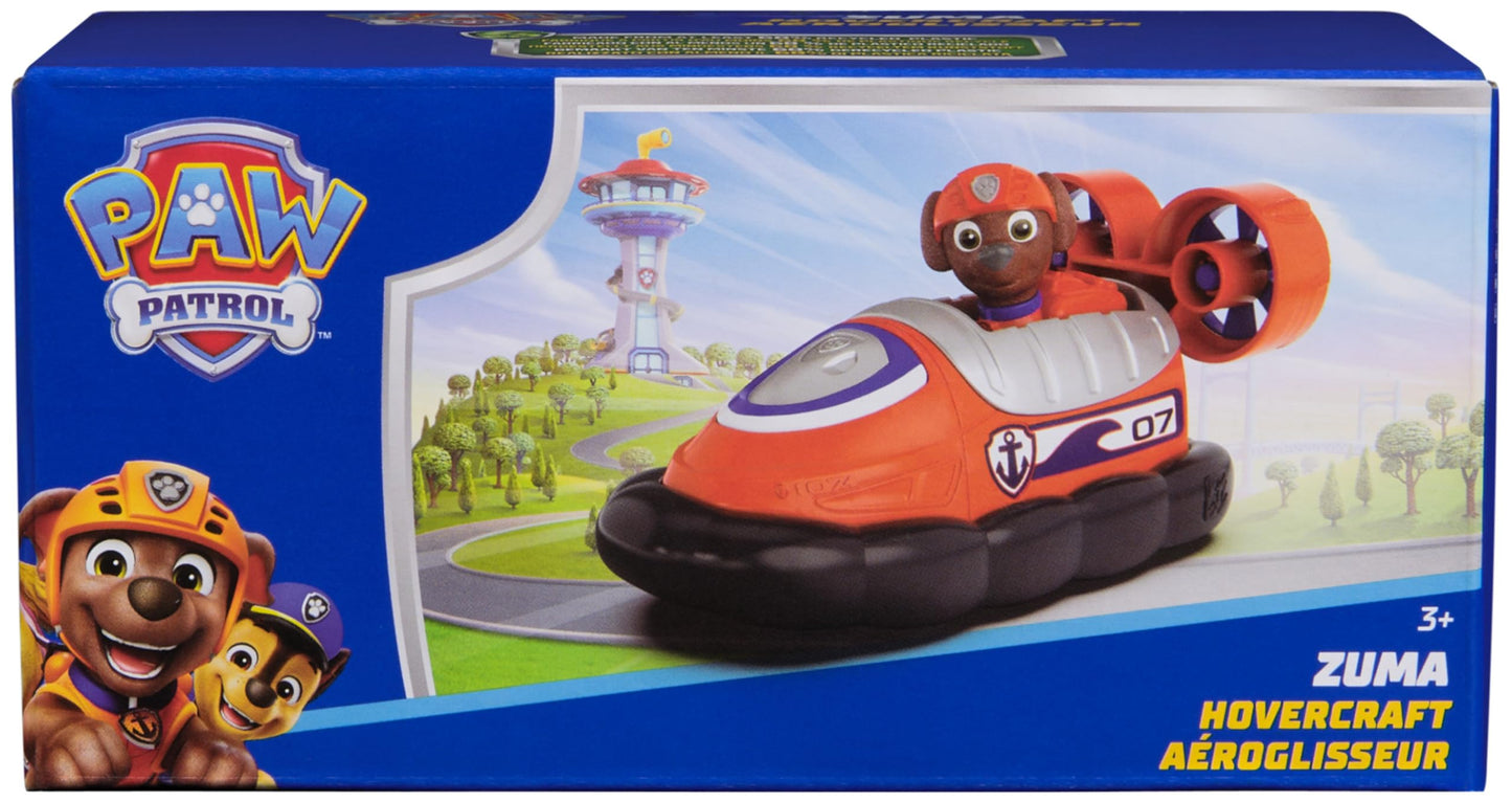 PAW Patrol, Zuma’s Hovercraft, Toy Vehicle with Collectible Action Figure, Sustainably Minded Kids Toys for Boys & Girls Ages 3 and Up