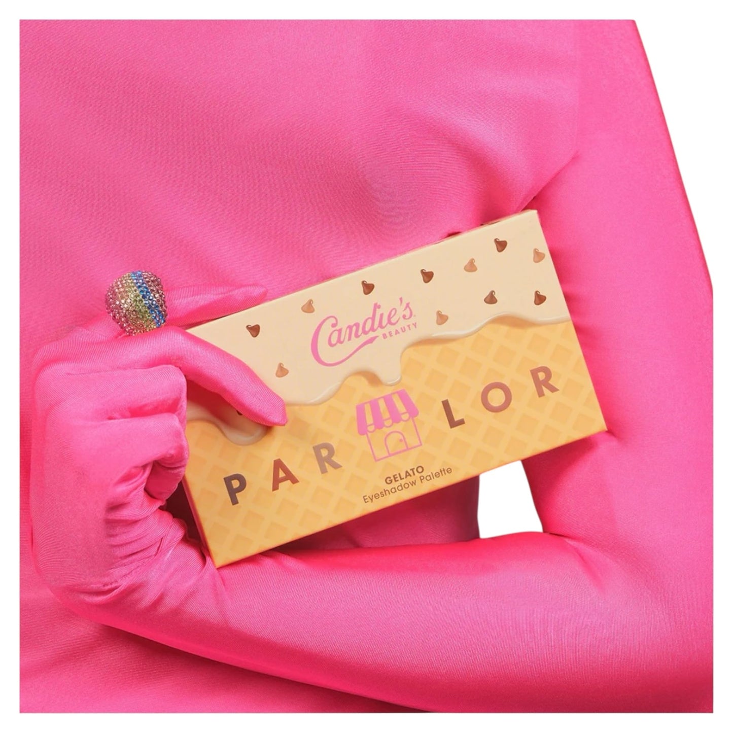 Candie's Parlor Gelato 18-Shade Eye Shadow Makeup Palette - Indulge in a Rich Spectrum of Italian-Inspired Hues
