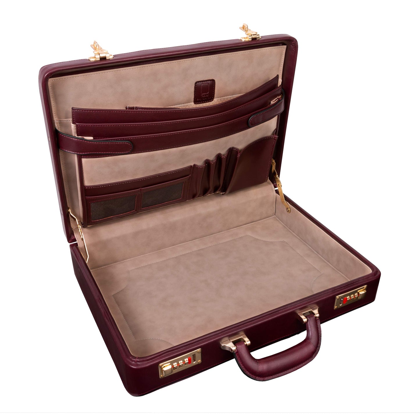 McKleinUSA Reagan,Leather 3.5" Laptop/Computer & Tablet Business Briefcase Attaché Bag Case, Men Women Laptop Briefcase, Laptop Compartment bag