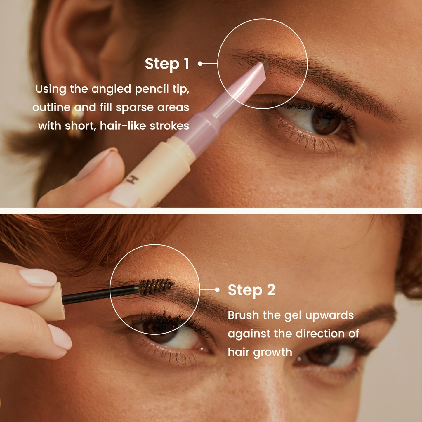 JOAH Brow Down To Me Dual Brow Pencil and Gel, Ash Brown