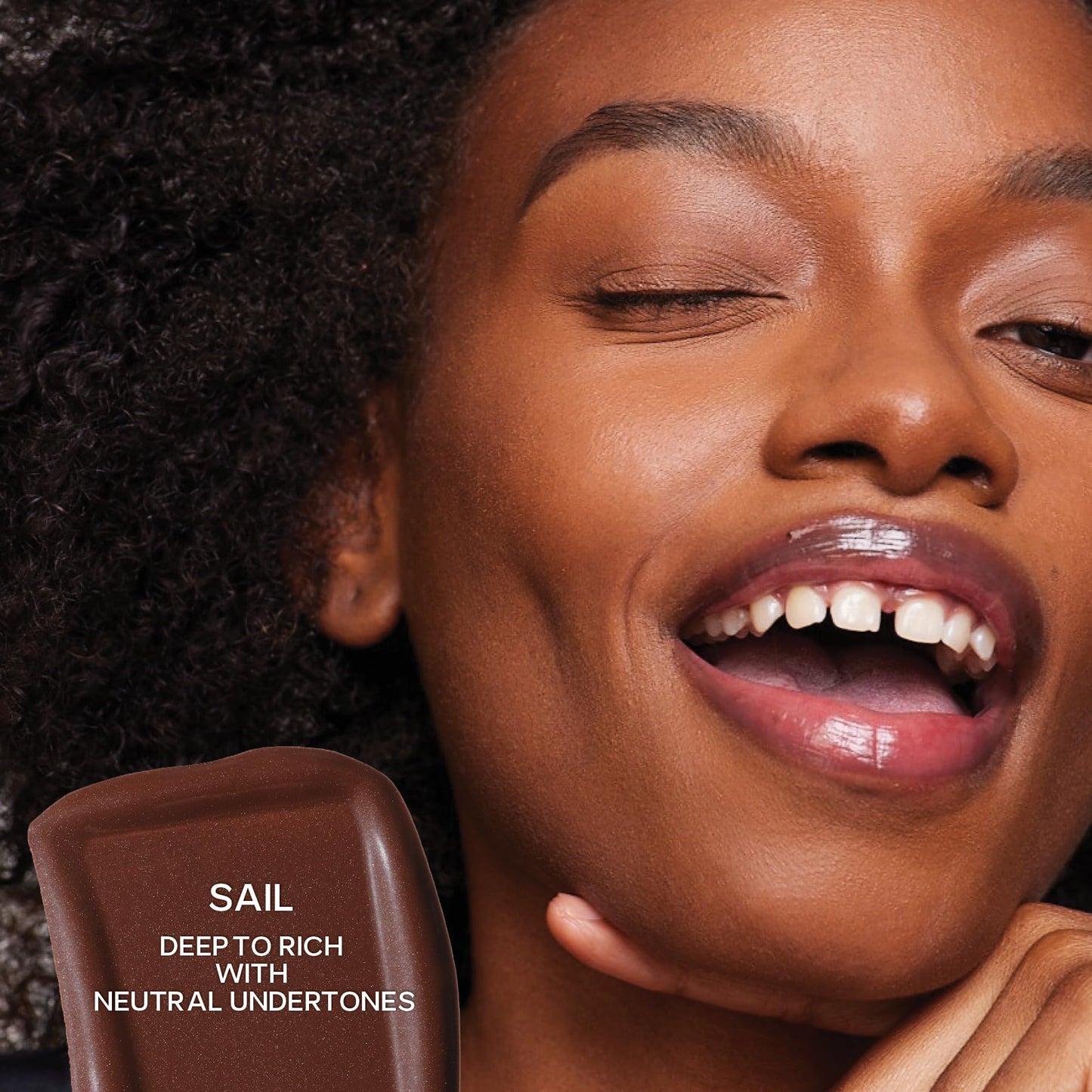 Saie Dew Bronze - Hydrating Liquid Bronzer Stick For a Sun Kissed Glow - Liquid Contour Stick Infused with Nourishing Skin Care Ingredients - Sculpted