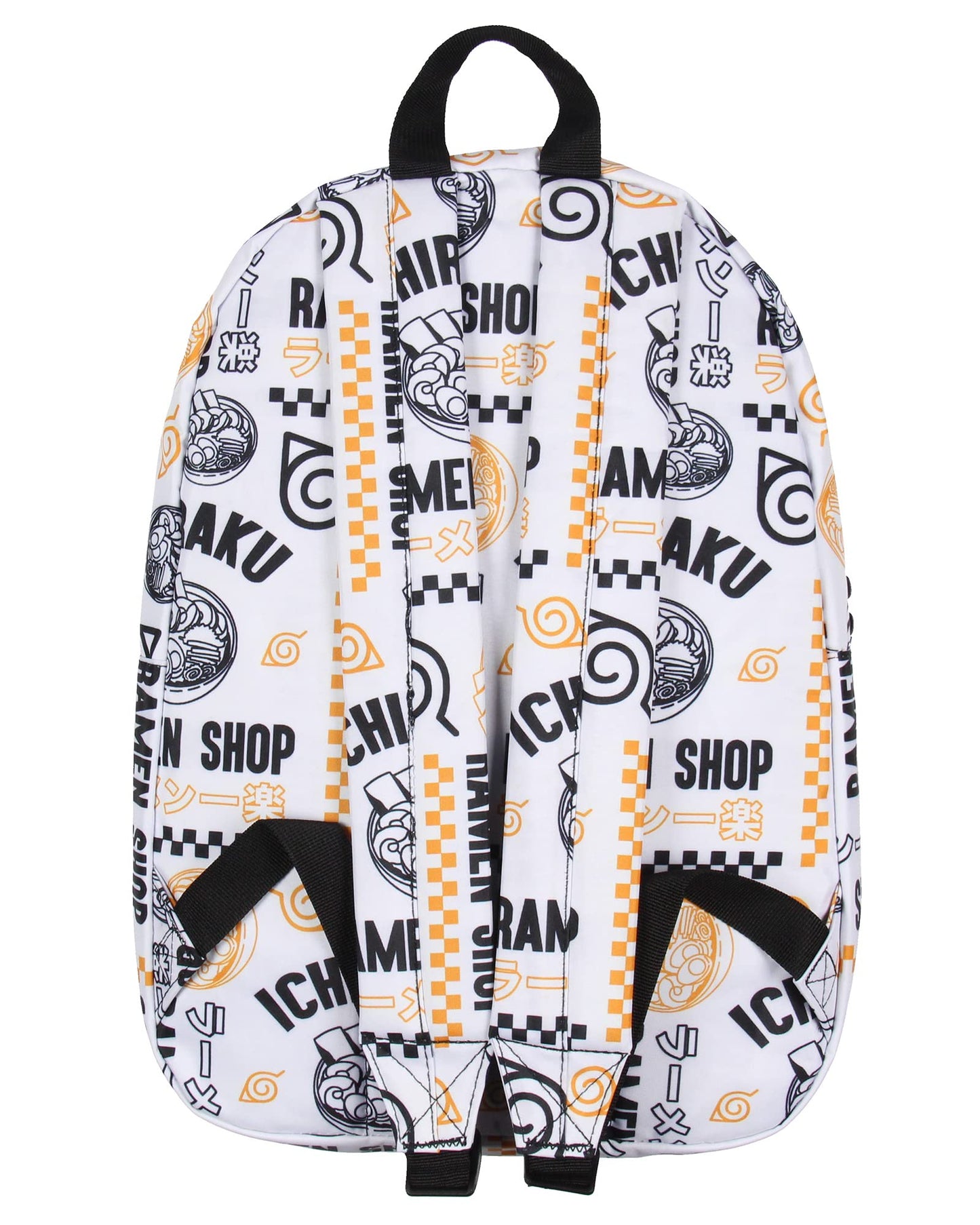 Bioworld Naruto Backpack Ichiraku Ramen Shop Laptop School Travel Backpack Standard White