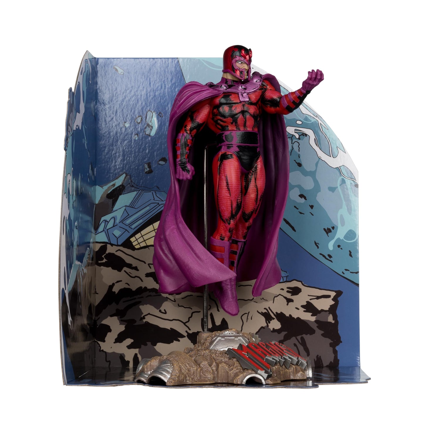McFarlane Toys - Marvel Magneto 1:10th Scale Collectible with Scene (X-Men #1)