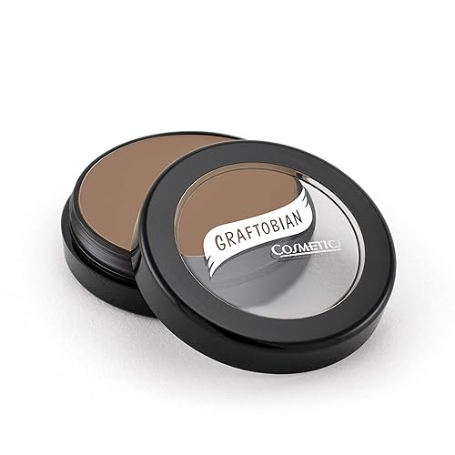 Graftobian HD Glamour Crème Foundation 1/2oz, Weightless Full Coverage Makeup, 65 Inclusive Shades, For All Skin Types, Natural or Full-Glam Looks
