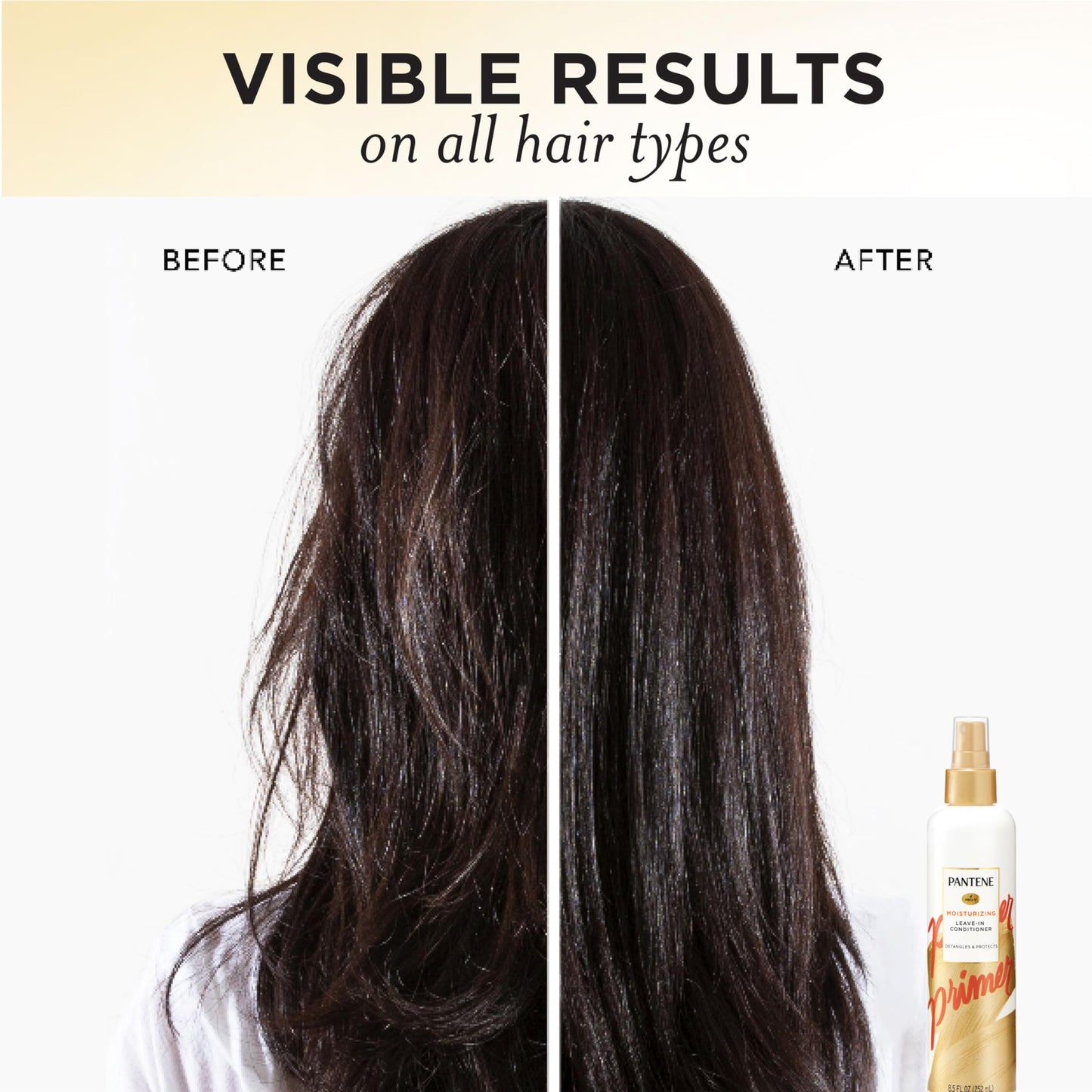 Pantene Conditioning Detangler Spray, Pro-V Repair & Protect, Nutrient Boost for Damaged Hair, Antioxidant Enriched, Leave-In Conditioner, Smooth
