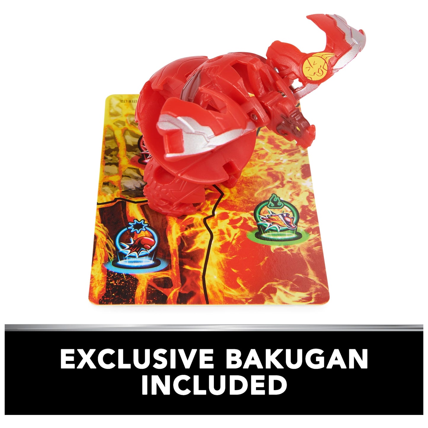Bakugan Training Set with Titanium Dragonoid – Dragon Clan Themed Customizable Action Figure, Trading Cards & Playset for Kids Ages 6+