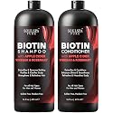 SOULSPA PURE Apple Cider Vinegar Biotin Shampoo and Conditioner Set - ACV Clarifying Scalp Care with Rosemary Oil & Keratin - Sulfate Free for Oily