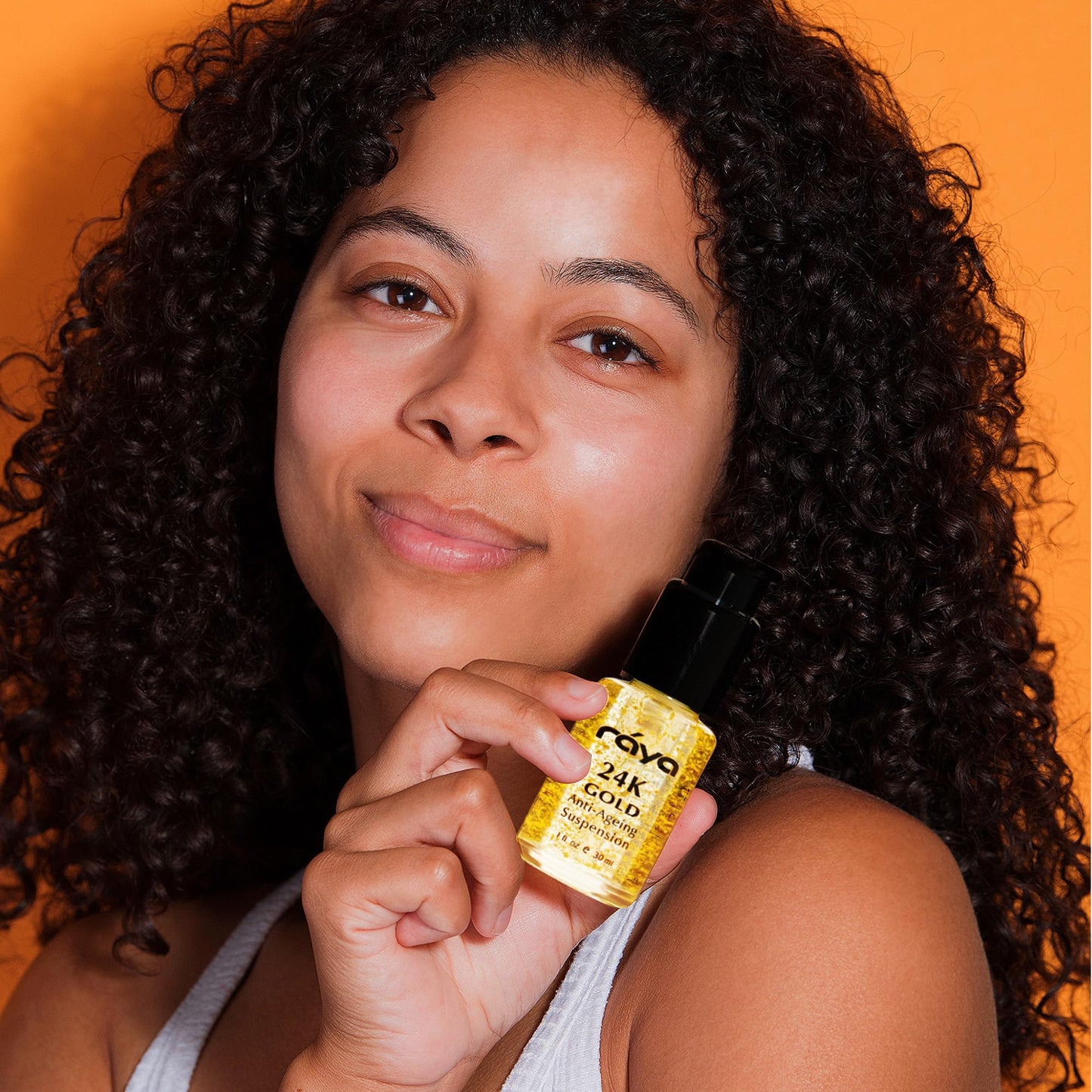 RAYA 24K Gold Anti-Aging Suspension (510) | Anti-Aging Facial Treatment Serum for All Skin Types | Made with Pure 24 Karat Gold | Softens and Helps