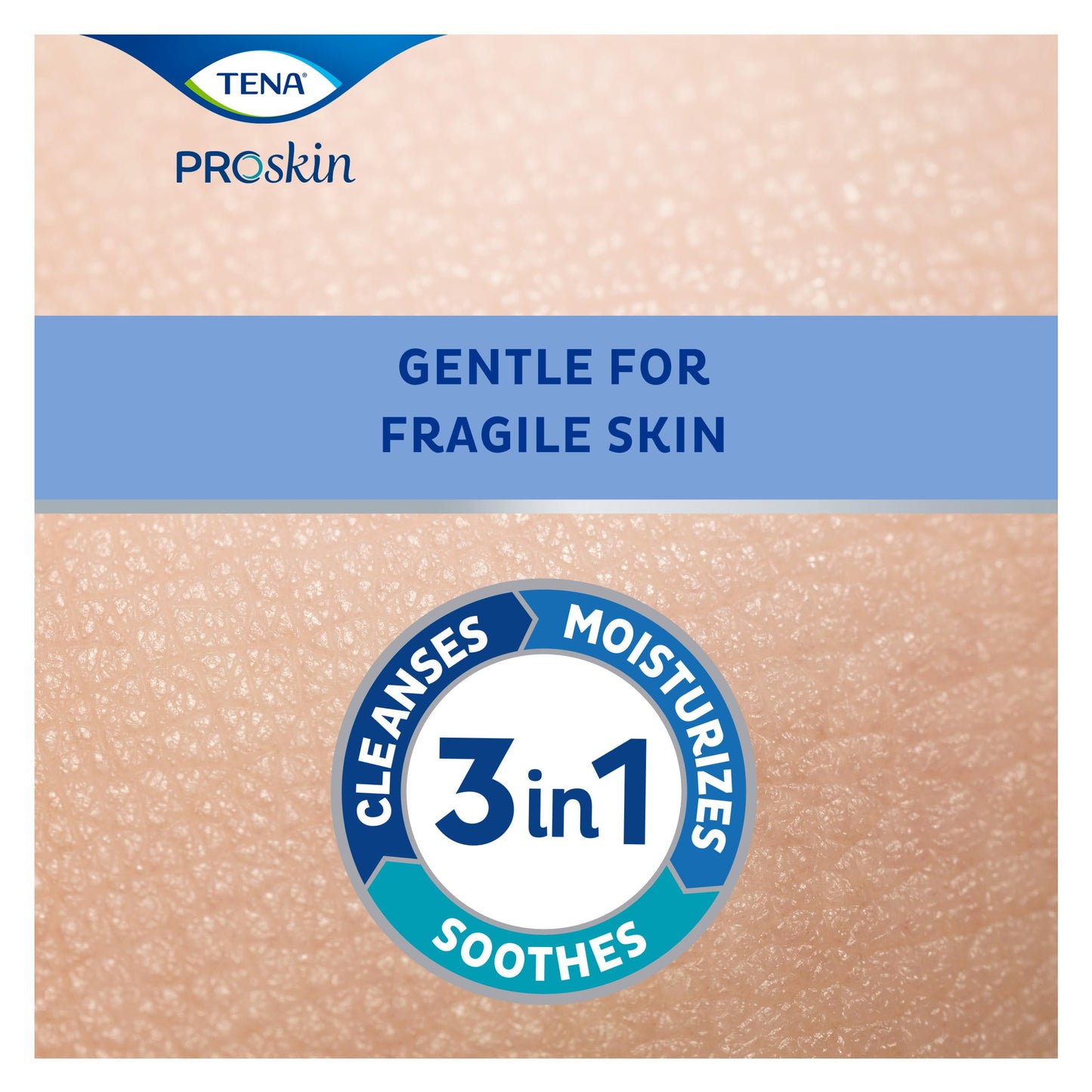 TENA ProSkin Cleansing Cream Cream Rinse-Free Body Wash Tube Mild Scent 16.9 oz. 64430 1 Ct