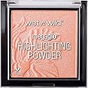 wet n wild MegaGlo Highlighting Powder, Highlighter Makeup, Shimmer Glow, Pink Rose Gold Bloom Time