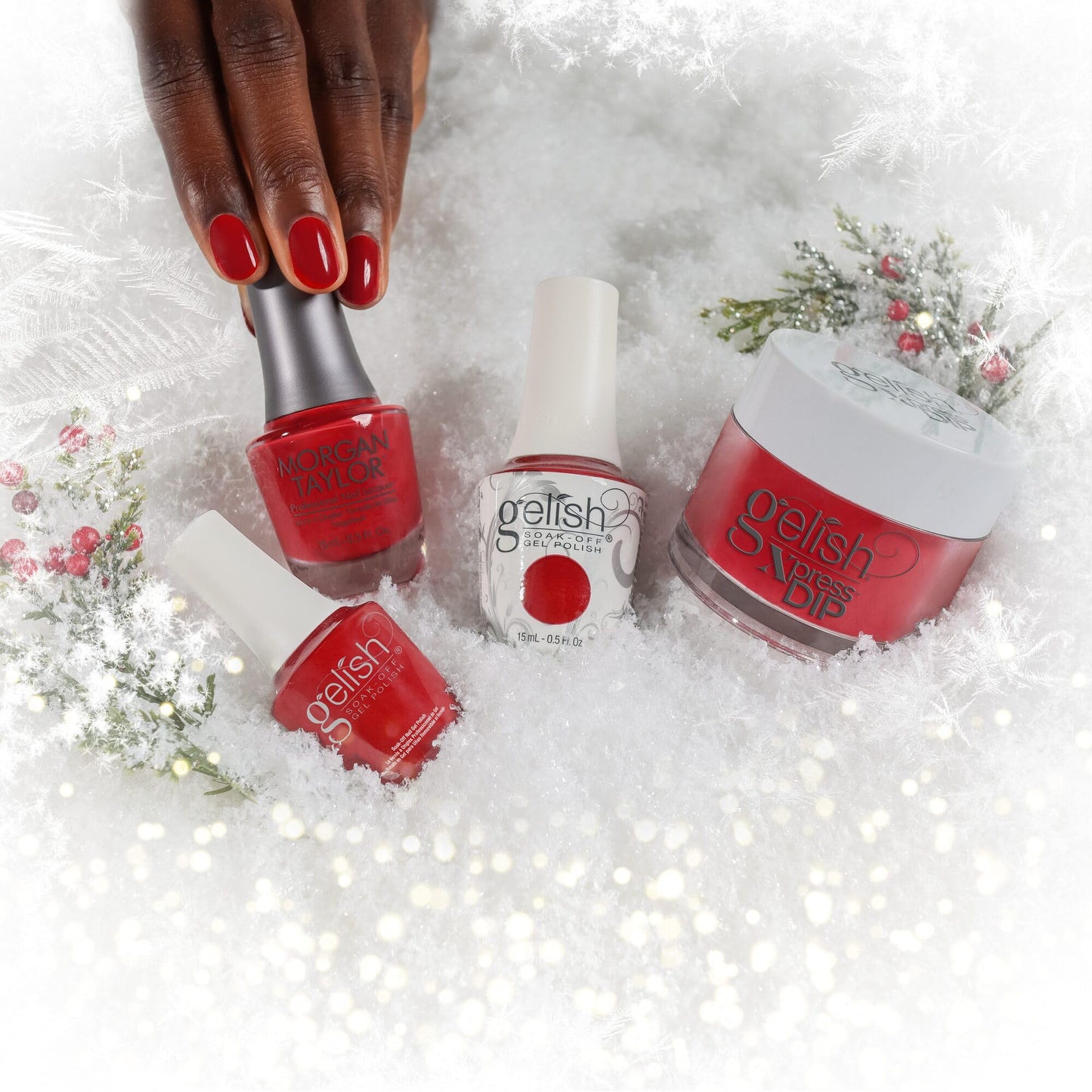 Gelish Xpress Dip Powder Nail Manicure - Stilettos in The Snow, 1.5 oz Beauty & Personal Care Gelish