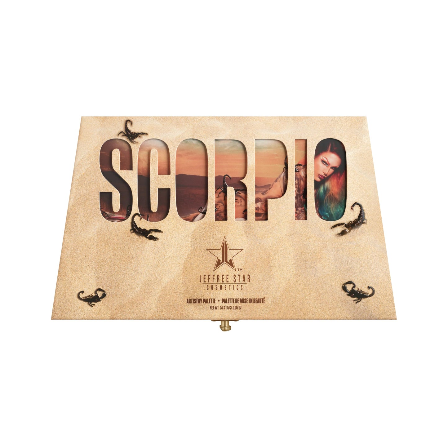Jeffree Star Cosmetics Scorpio Palette, 24 Eyeshadow Shades, Matte and Metallic, Cruelty-Free
