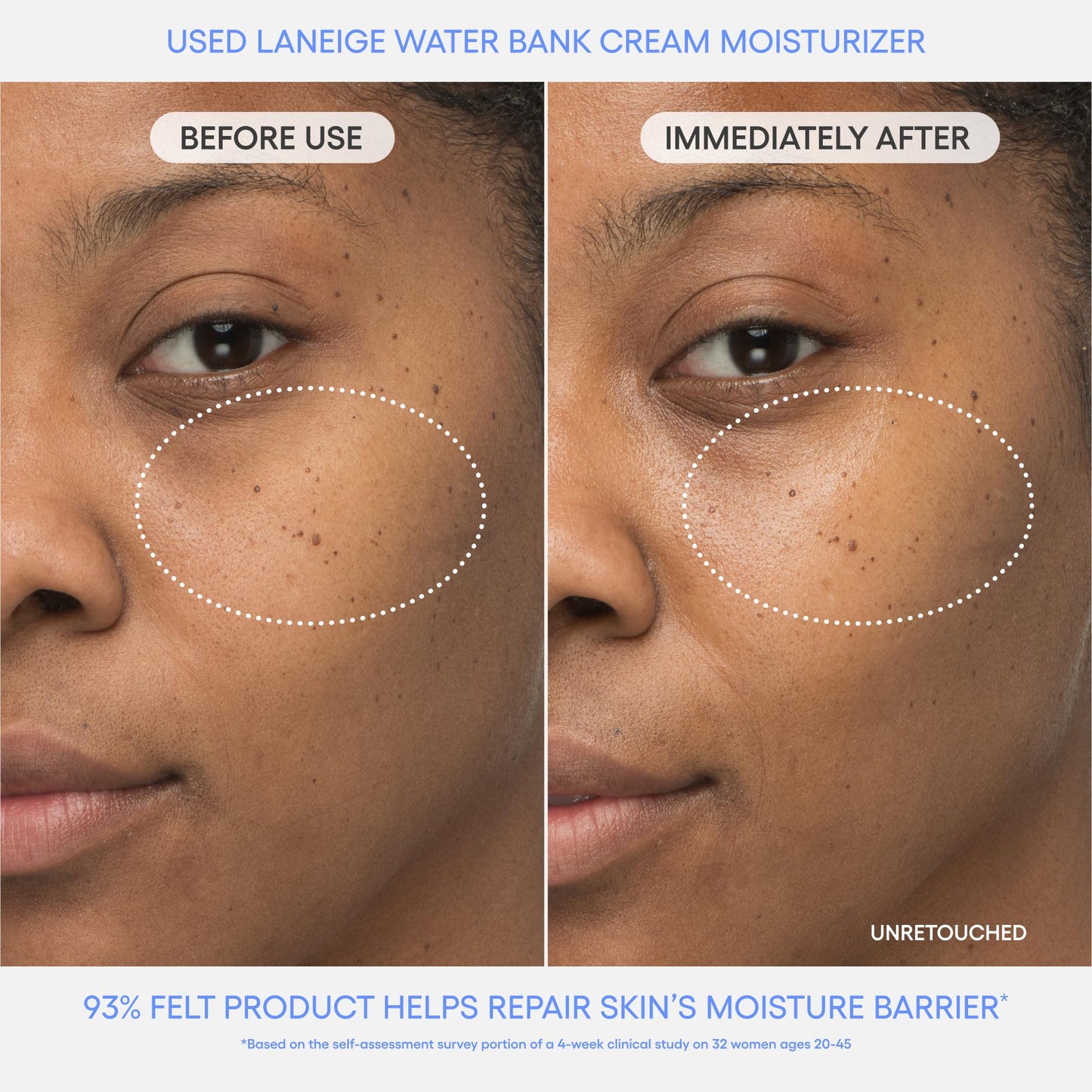 LANEIGE Water Bank Blue Hyaluronic Acid Cream Daily Face Moisturizer: Hydrating Korean Lightweight Face Cream with Ceramides & Squalane for Lasting Beauty and Personal Care LANEIGE