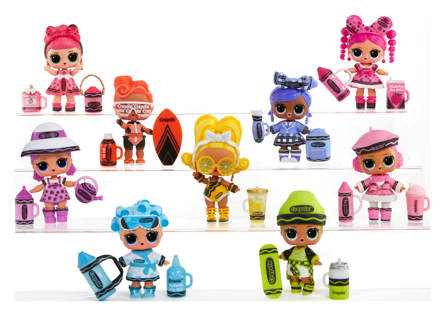 LOL Surprise Loves Crayola Tots - Collectible Doll, 7 Surprises, Crayon Color Theme, Limited Edition Small Doll, Great Toy Gift for Girls Ages 3+