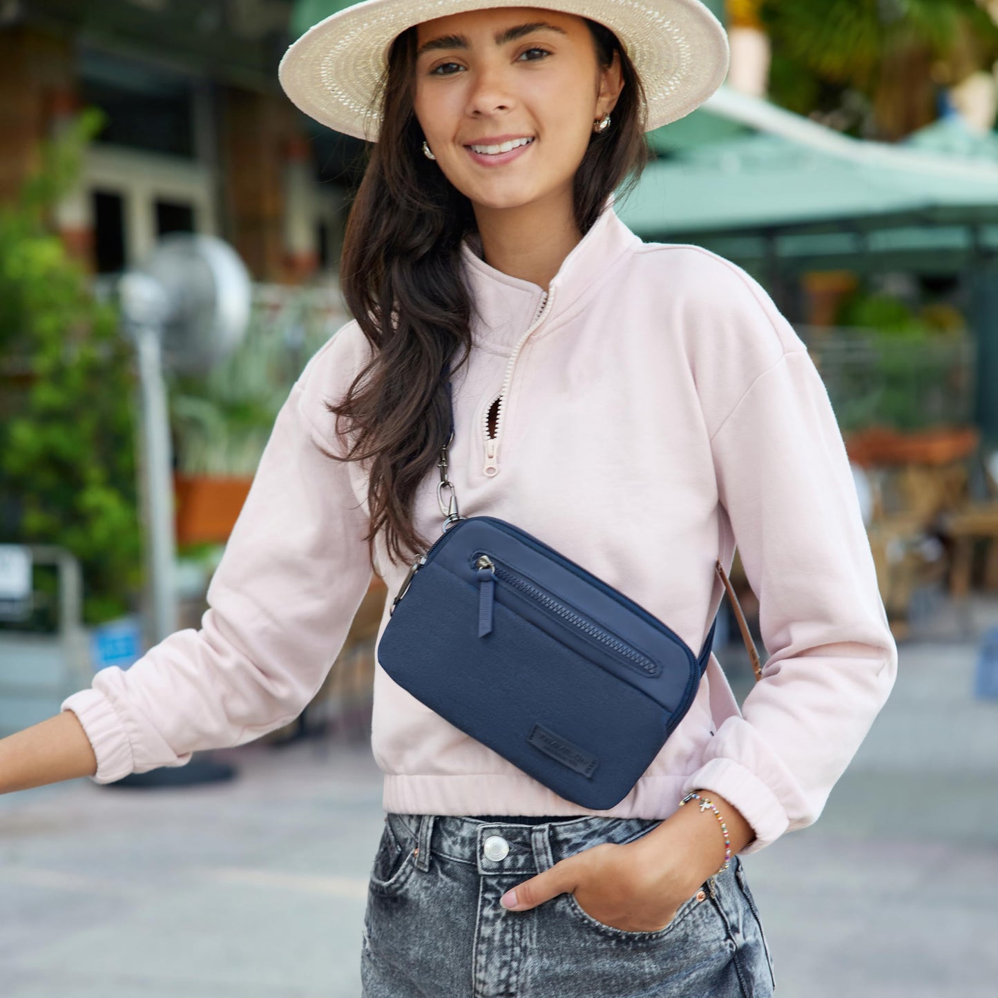 Travelon Anti-Theft Metro Convertible Small Crossbody Bag