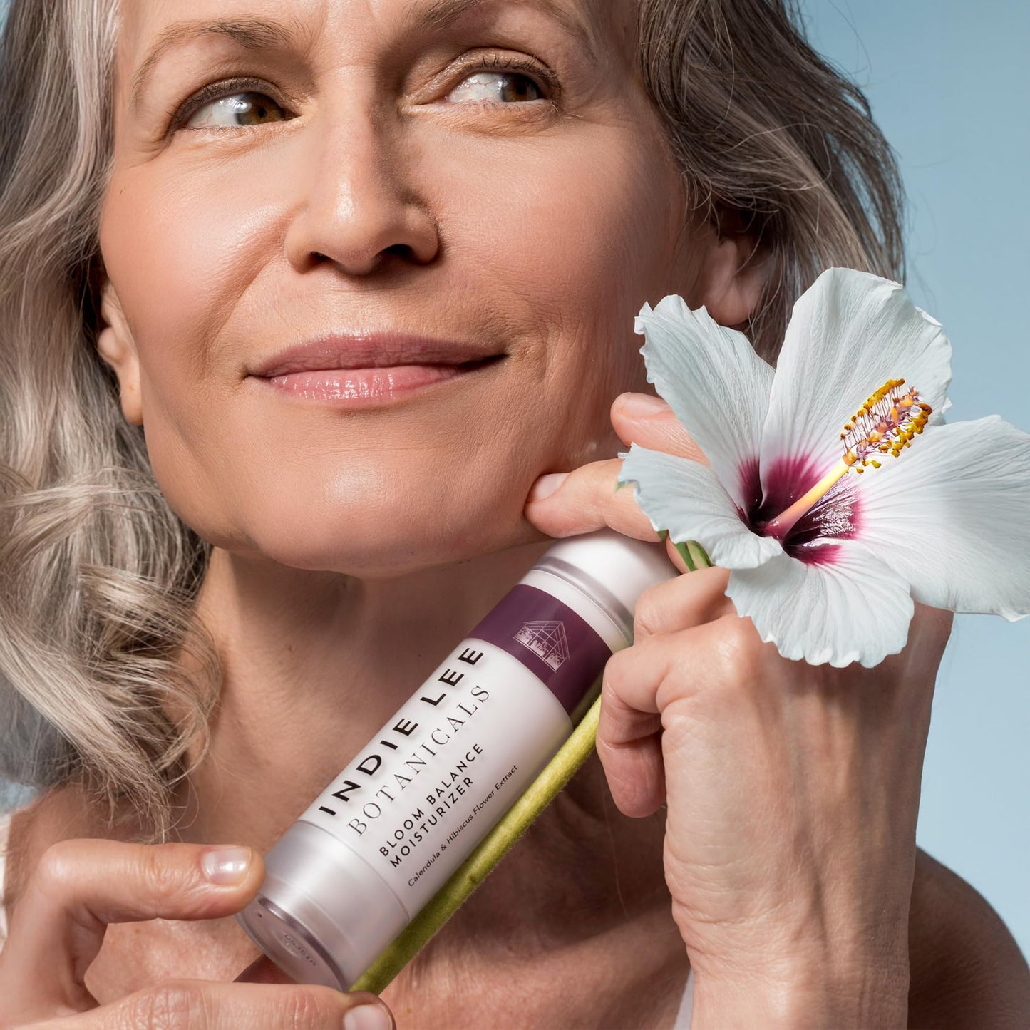 Bloom Balance Lightweight Face Moisturizer - Hydrating Clean Daily Moisturizer with Botanical Extracts | Non-Greasy Cream for Balanced, Radiant Skin |