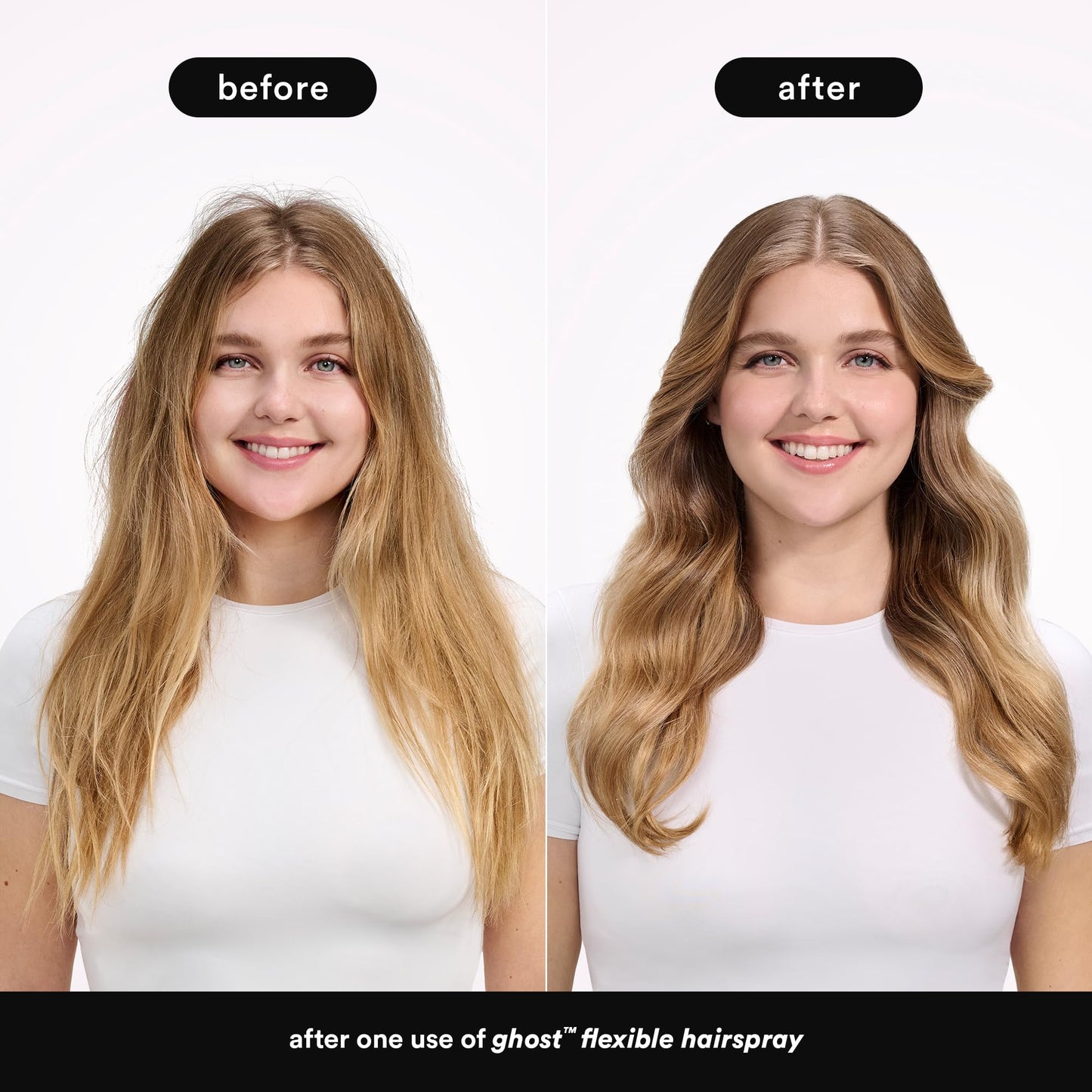 VERB Ghost Flexible Hairspray - Weightless Medium Hold - Infused with Moringa Oil - Anti-Frizz + Promotes Radiant Shine - for All Hair Types, 7 oz