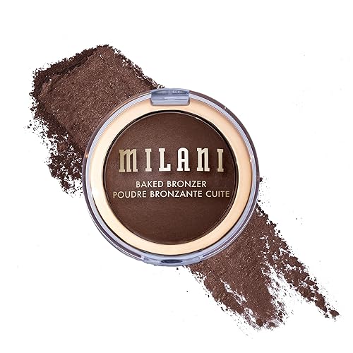 Milani Baked Bronzer - Long-Lasting Powder for Natural Sun-Kissed Glow- Lightweight, Buildable & Streak-Free Makeup with Radiant Finish- Talc-Free