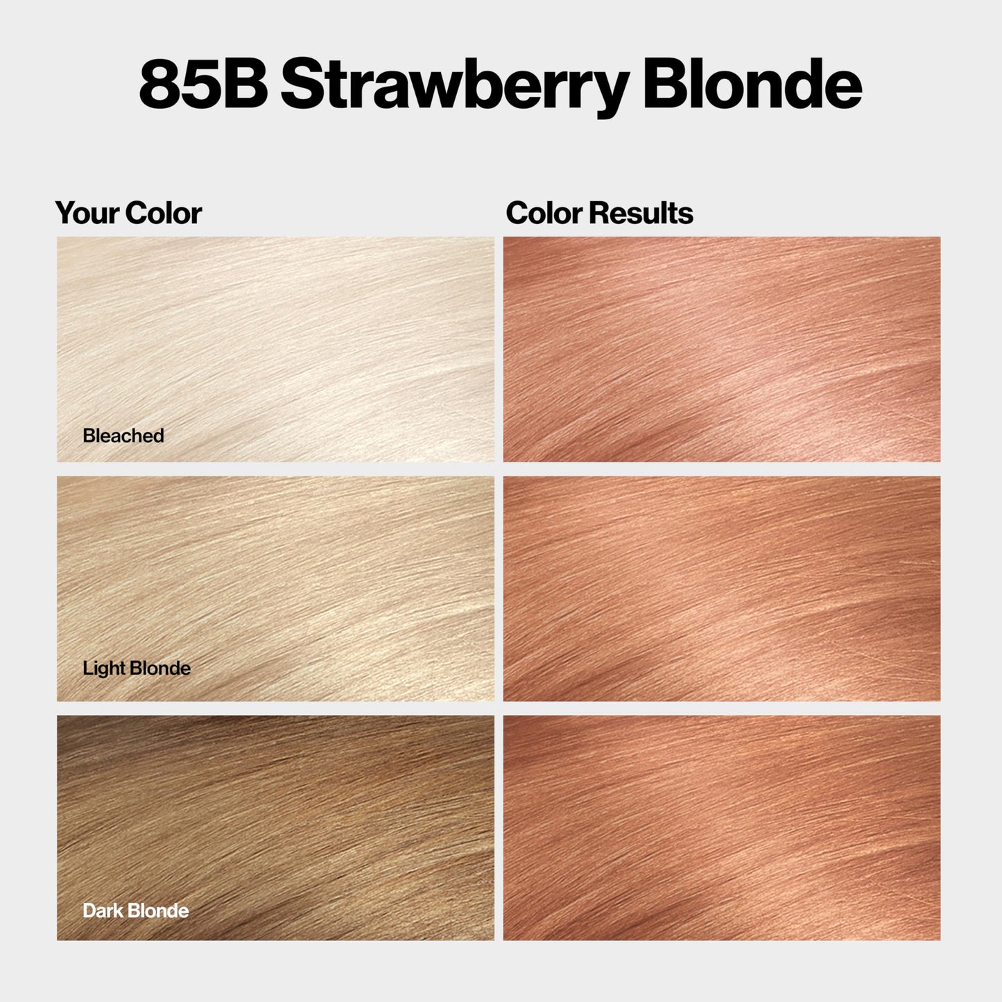 Revlon ColorSilk with Bond Repair Complex, Blonde Permanent Hair Color, 100% Gray Coverage, Ammonia Free Hair Dye, Vegan Keratin, 85B Strawberry
