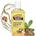 Palmer's Shea Formula Raw Shea Body Oil with Vitamin E, Deep Body Moisturizer to Soothe & Nourish Dry, Sensitive & Eczema-Prone Skin, 8.5 oz
