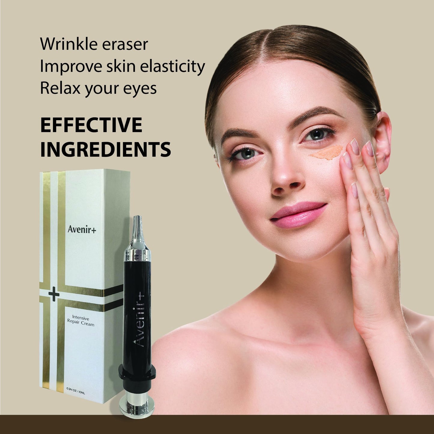 Forever Flawless Rapid Reduction Eye Cream | Instant Wrinkle Eraser | Diamond Infused | Instantly Reduce Appearance of Under-Eye Bags | Dark Circles | Wrinkles