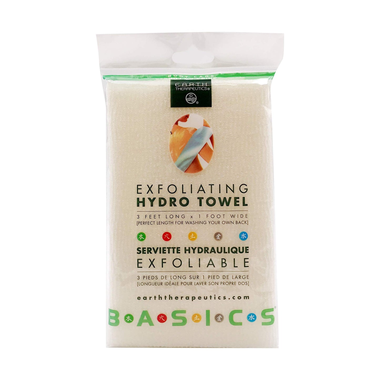 Earth Therapeutics Exfoliating Hydro Towel in Natural (1 Pack) Beauty and Personal Care Earth Therapeutics