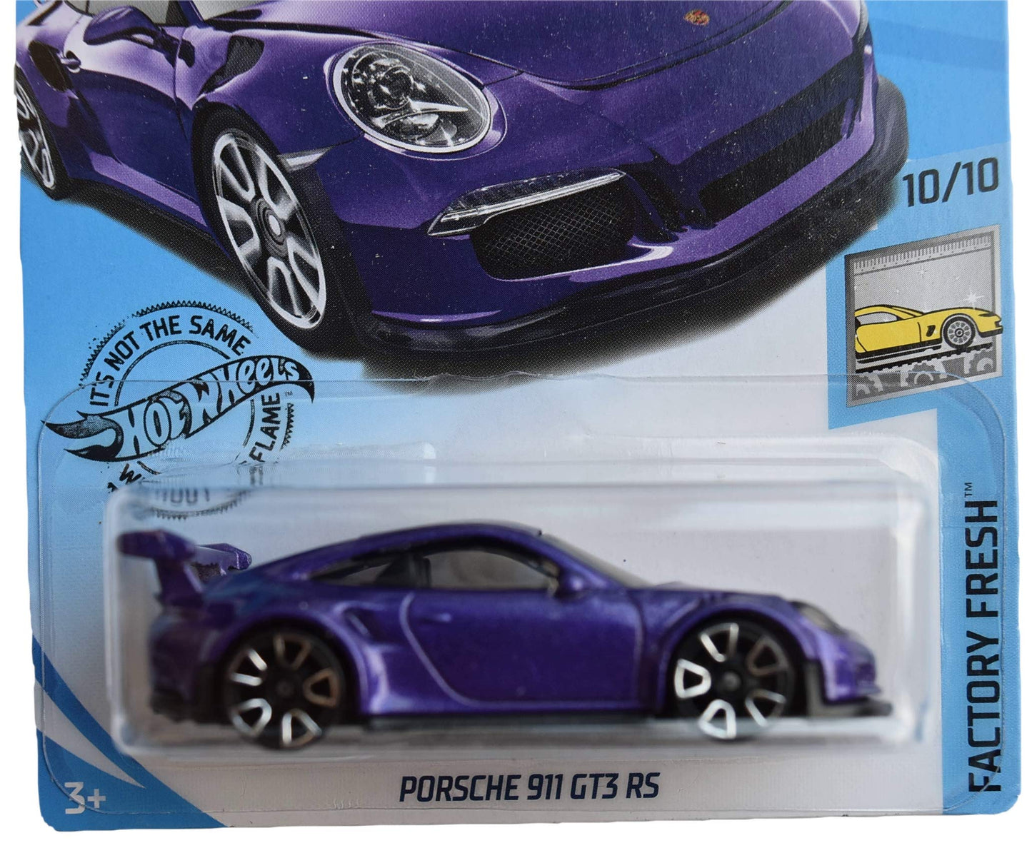 Hot Wheels 2019 Factory Fresh Porsche 911 GT3 246/250, Purple