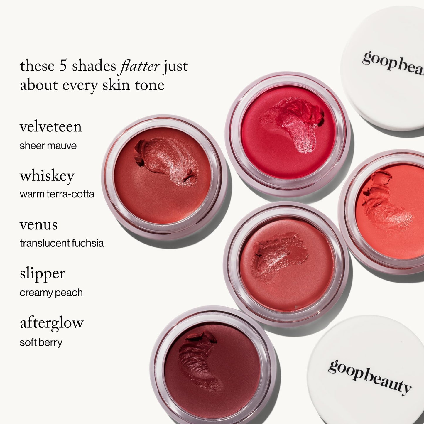 goop Beauty Cream Blush | Sheer Pop of Color for Lips & Cheeks | Vitamin C, Vitamin E & Safflower Oil | Natural Makeup for Glowing Skin | 0.5 oz |