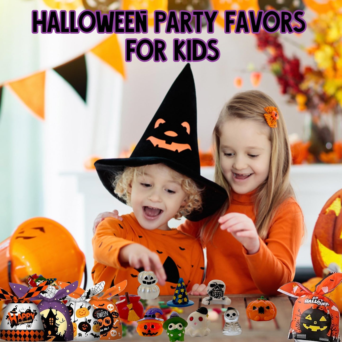 Bath Bombs for Kids with Surprise Toys Inside - Set of 9 Organic Halloween Bath Bombs, Gentle and Safe - Fizzy Balls with Rainbow Bubbles, Halloween…