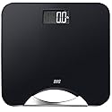Optima Home Scales Si-400 Silhouette Bathroom Weight Scale, Black