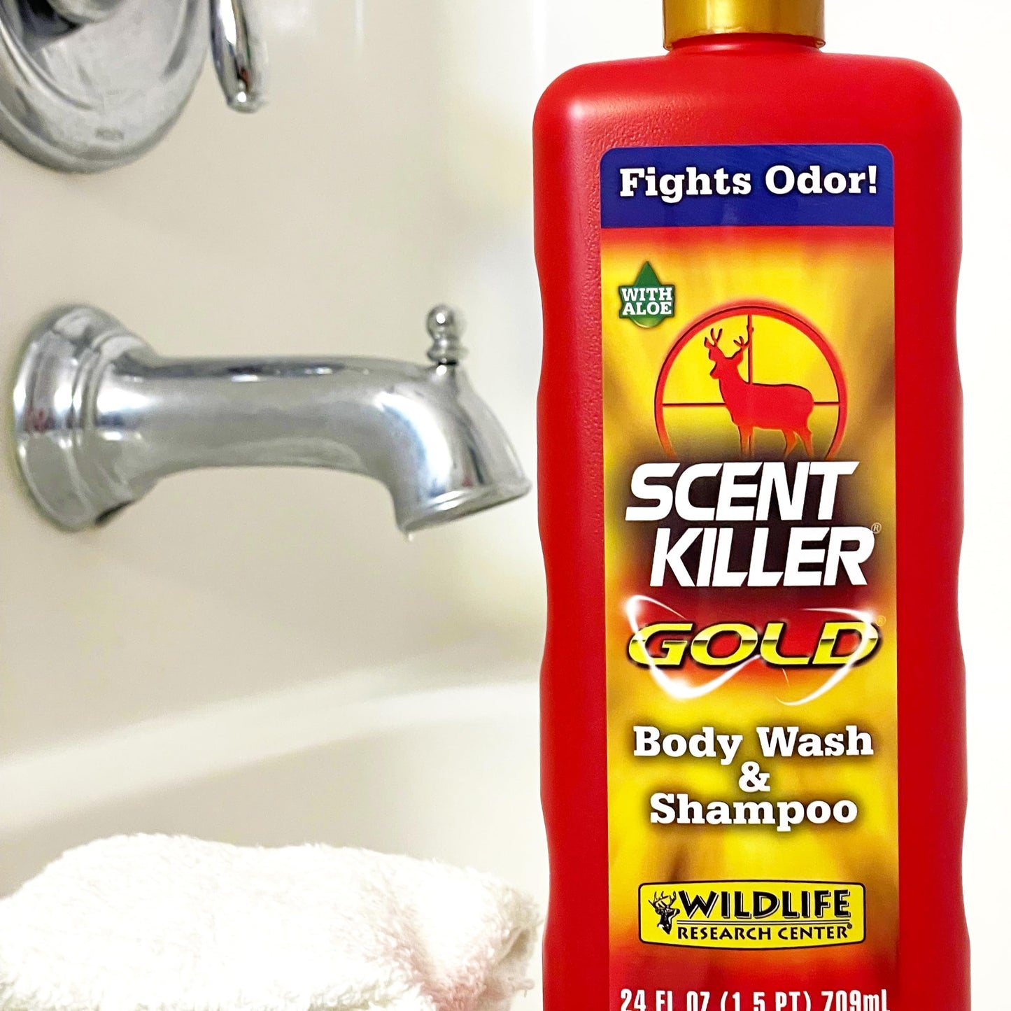 Wildlife Research Scent Killer Gold Body Wash and Shampoo, (12-Ounce), Multi