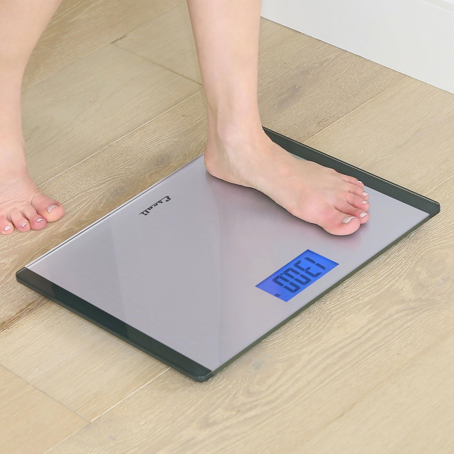 Escali Detecto D119 Low Profile Extra Wide Body Weight Bathroom Scale, Digital LCD Display, 440lb Capacity, 1 Count (Pack of 1), 16" L x 12" W x 1"…
