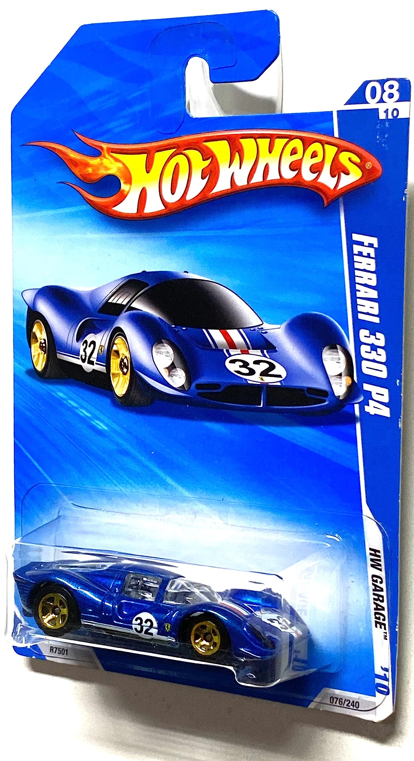 Hot Wheels 2010-076/240 HW Garage 08/10 Ferrari 330 P4 1:64 Scale