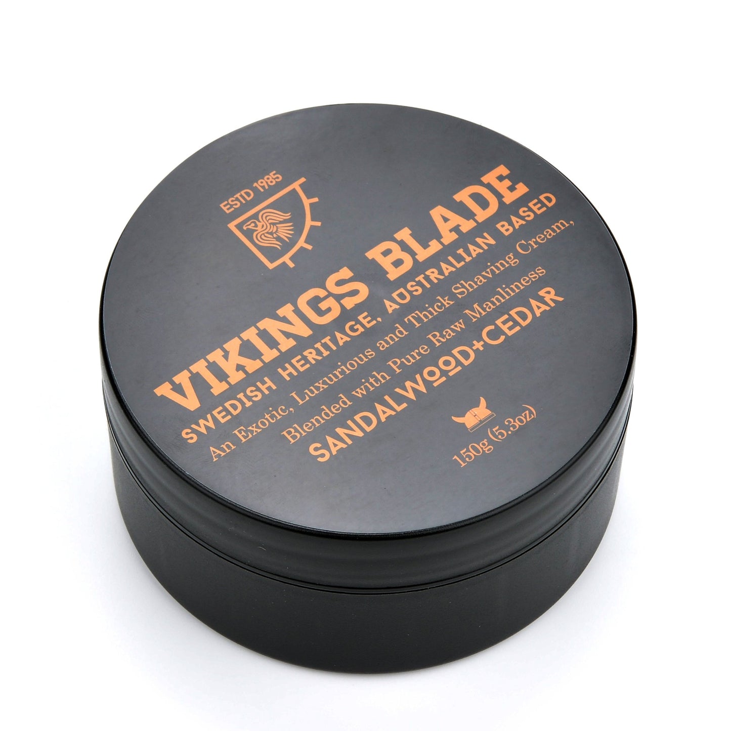 VIKINGS BLADE Luxury Shaving Cream, Sandalwood & Western Red Cedar, Silky Buttery Smooth, Surfactant Base. Refreshing, Clean, Close, FOAMING Shave Beauty and Personal Care Vikings Blade