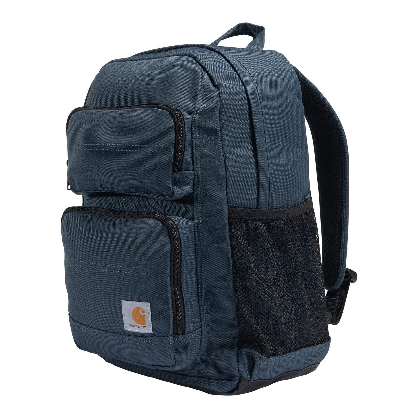 Carhartt 27L Single-Compartment Backpack, Durable Pack with Laptop Sleeve and Duravax Abrasion Resistant Base, Navy