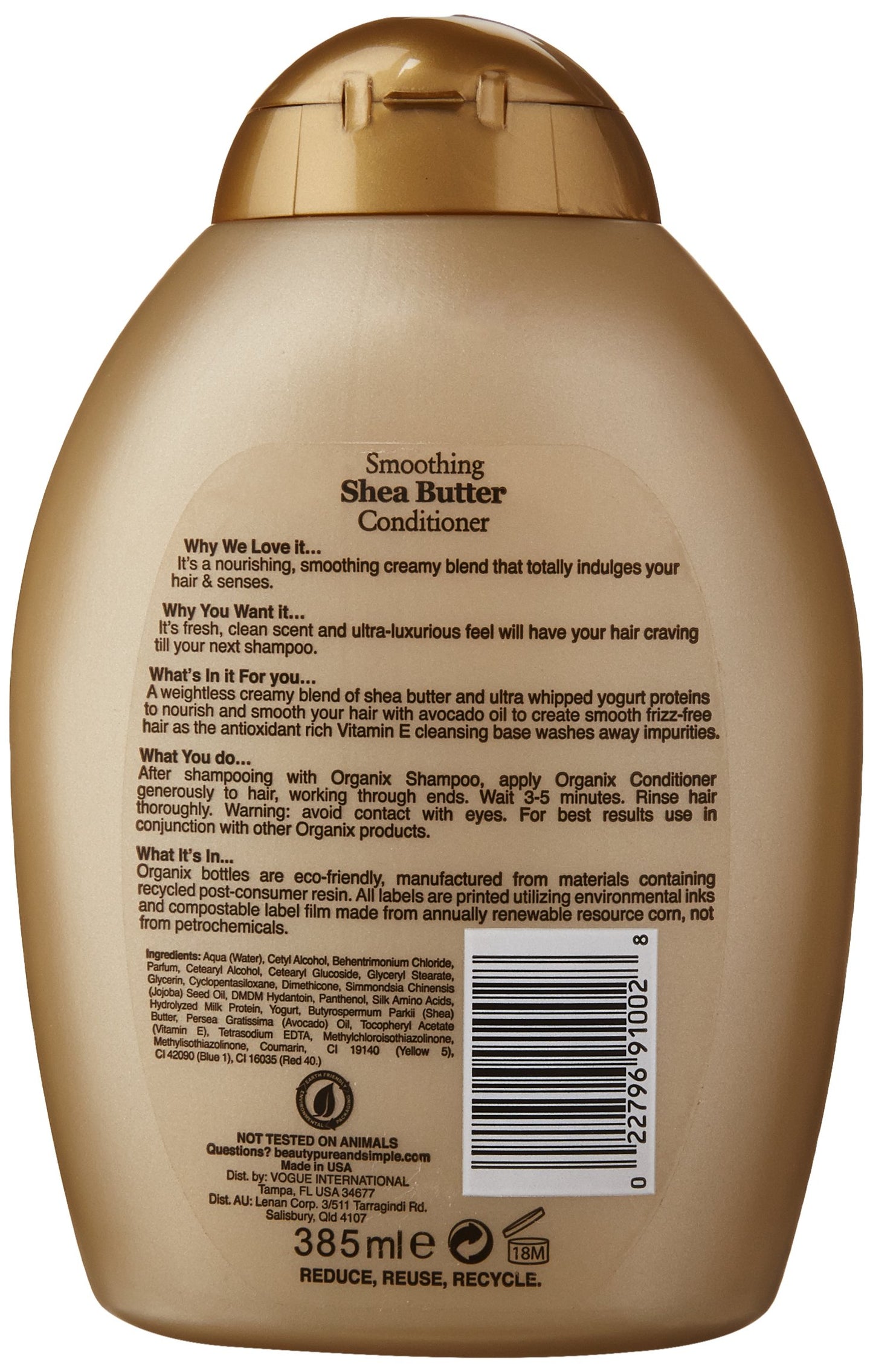 Organix Smoothing Conditioner, Shea Butter, 13 Ounce