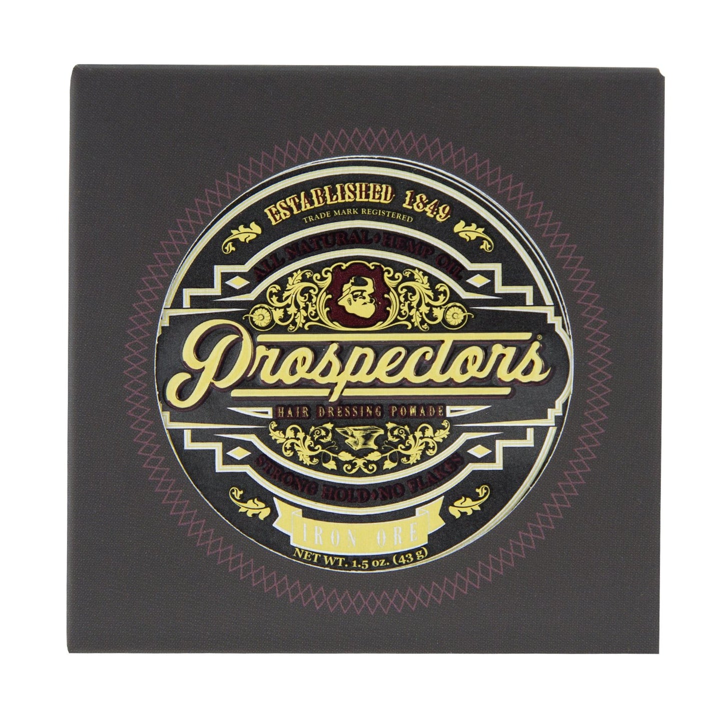 Prospectors Iron Ore Strong Hold Pomade 1.5 oz