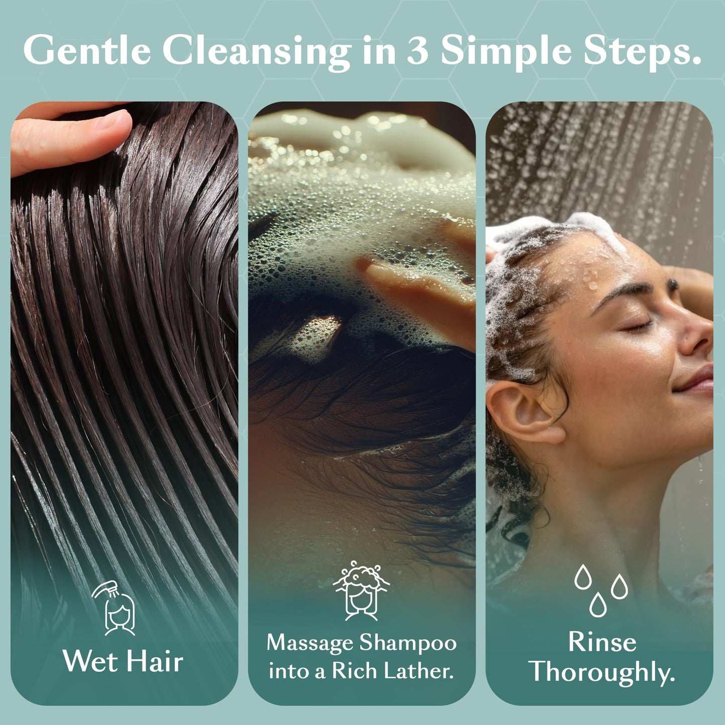 DHS Clear Shampoo - Women’s and Men’s Shampoo for Sensitive Skin/Unscented, Cleans Hair and Treats Dry Scalp/Irritant-free, Paraben-free