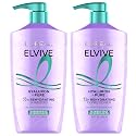L'Oreal Paris Elvive Hyaluron + Pure Shampoo and Conditioner Set, Clarifying Shampoo and Rehydrating Conditioner with Salicylic Acid and Hyaluronic