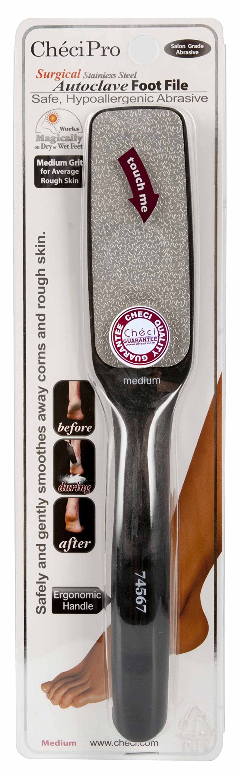 Checi Foot File Carded, Medium