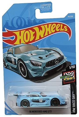 Hot Wheels Race Day Series 1/10 '16 Mercedes AMG GT3 74/250, Blue