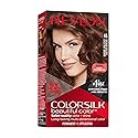 Revlon Colorsilk Beautiful Color Permanent Hair Color, Long-Lasting High-Definition Color, Shine & Silky Softness with 100% Gray Coverage, Ammonia