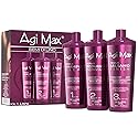 Agi Max Brazilian Keratin Hair Treatment Kit 1000ml - 3 Steps - The Best Straightening!