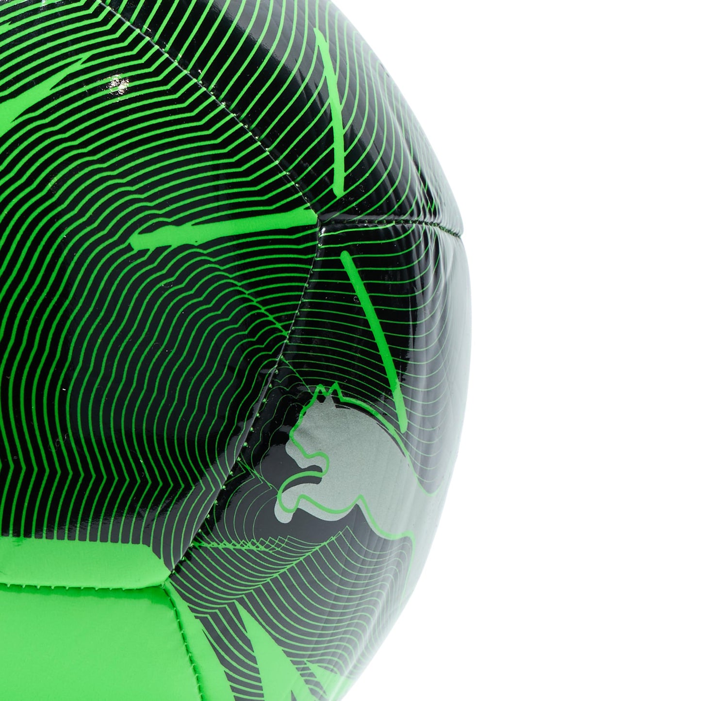 Puma Unisex Big Cat Soccer Ball, Fluro Green PES-Black-Silver AH25, 3